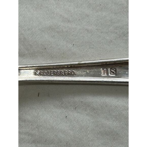 ROGERS Silverplate Elegant Lady Serving Pieces Daybreak Knife Spoon Fork Ladle - Picture 14 of 16